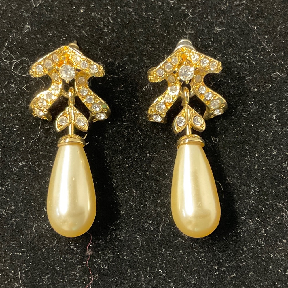 Pierced Fashion Faux Pearl Dangle Earrings